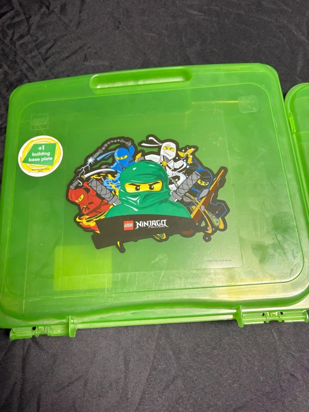 LEGO lot of 2 green Ninjago ninja storage cases